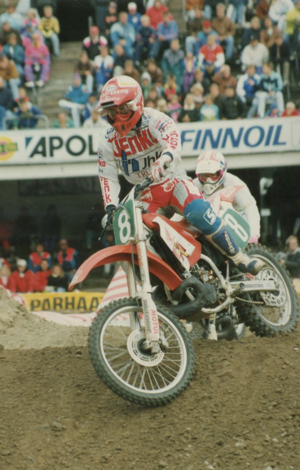 Helsinki Olympiastadion supercross 1991 Marcel Van Drunen Hol
